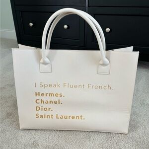 I Speak Fluent French Tote